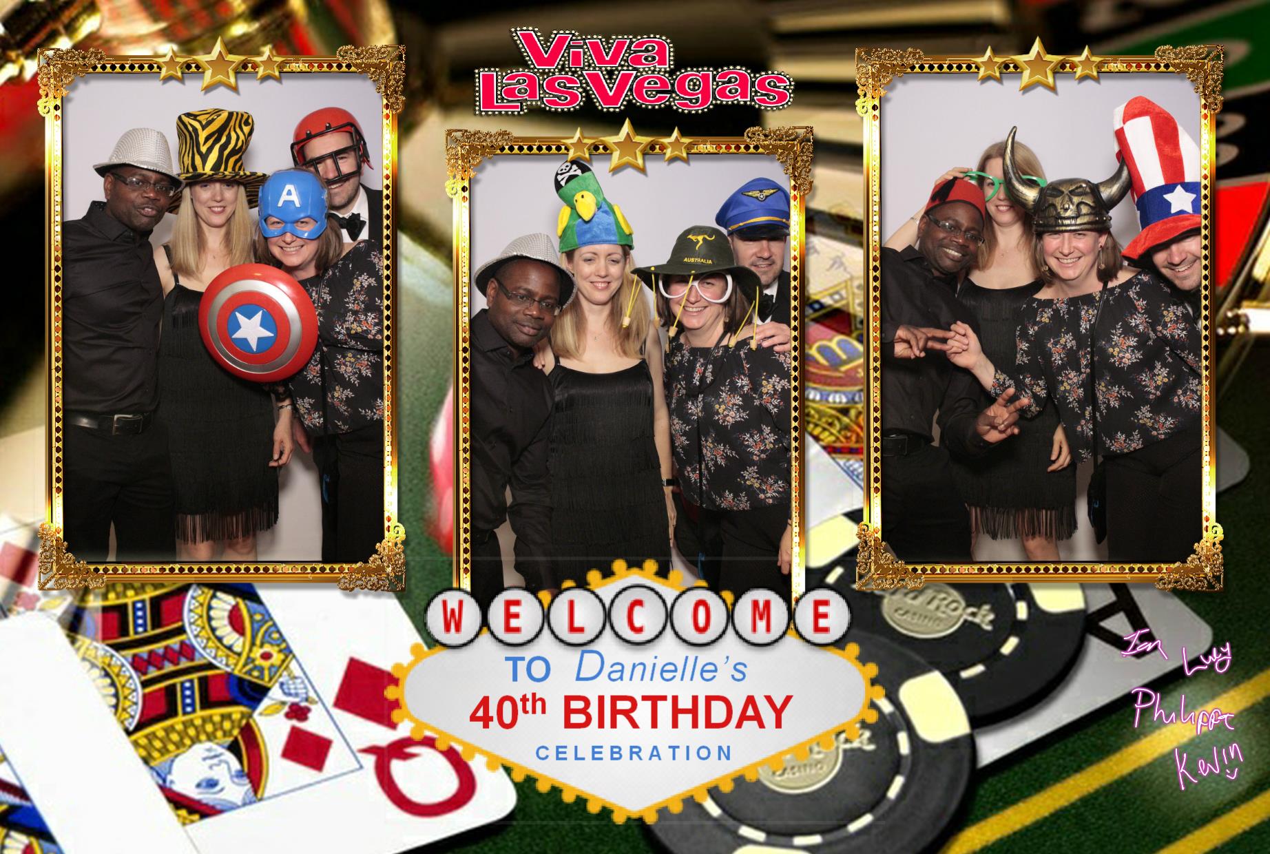 Danielle’s 40th birthday | View more photos from the event at gallery.myphotoboothexperience.co.uk/u/MyPhotoBoothExperienceLtd/Danielle’s-40th-birthday
